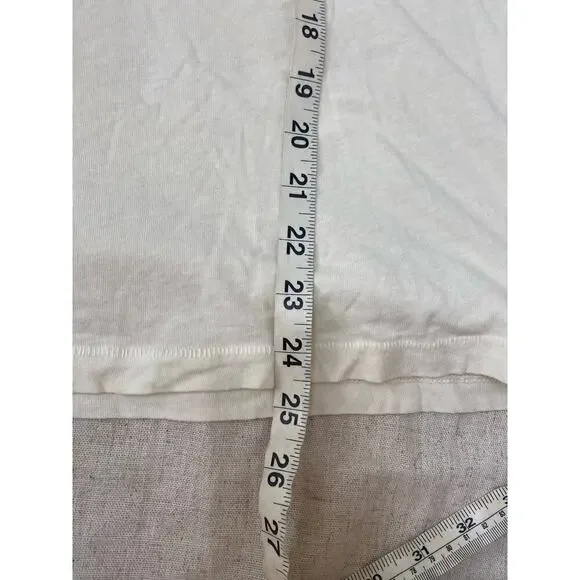 Anine Bing Ashton Vintage Cream Bing Tee Size Small - Picture 11 of 14